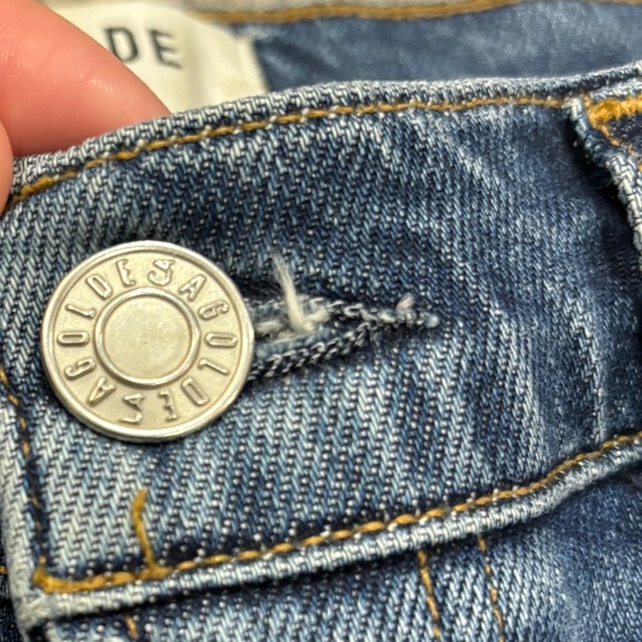 COPY - Agolde Women’s Sz 28 Jeans Mid Rise Straight Toni Cropped Ankle Pockets … - Picture 5 of 16